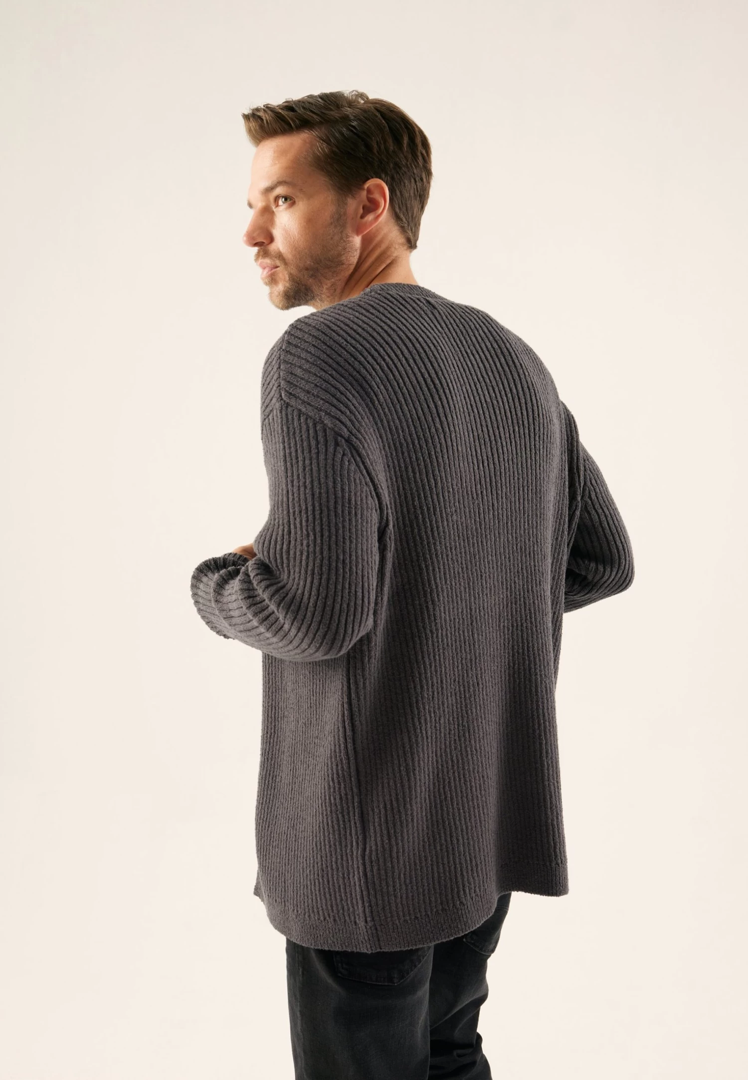 Pier One CardiganAnthracite Uomo Maglieria PI922Q0BV-Q11 - immagine 3