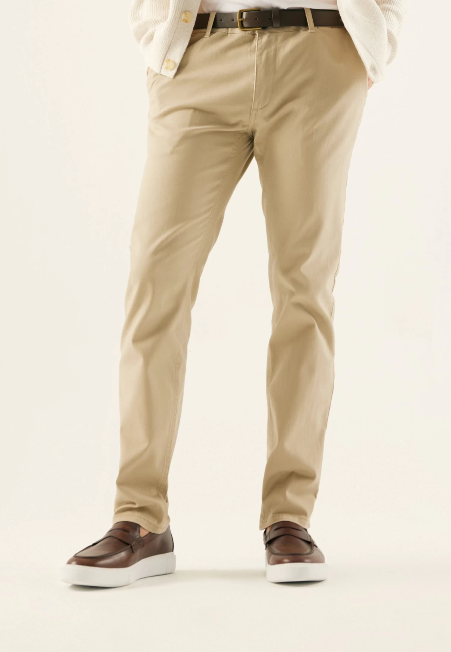 Pier One ChinoBeige Uomo Pantaloni PI922E05D-B11