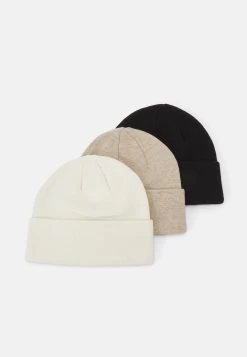 Pier One 3 Pack UnisexBerrettoBlack/Beige/White Donna Cappelli E Foulard PI954P00D-Q16