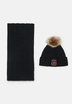 Pier One SetBerrettoBlack Uomo Foulard E Sciarpe PI954G01Y-Q11