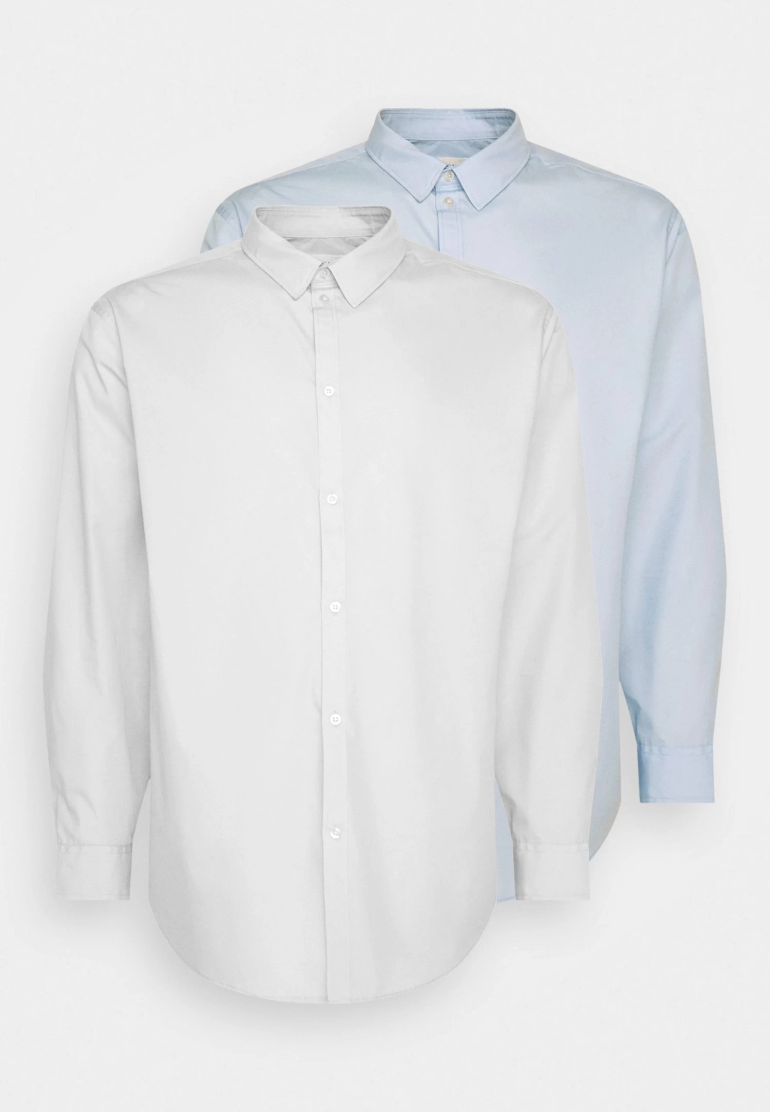 Pier One 2 Pack Camicia EleganteWhite/Light Blue Uomo Completi E Cravatte PI922D0EP-A11 - immagine 5