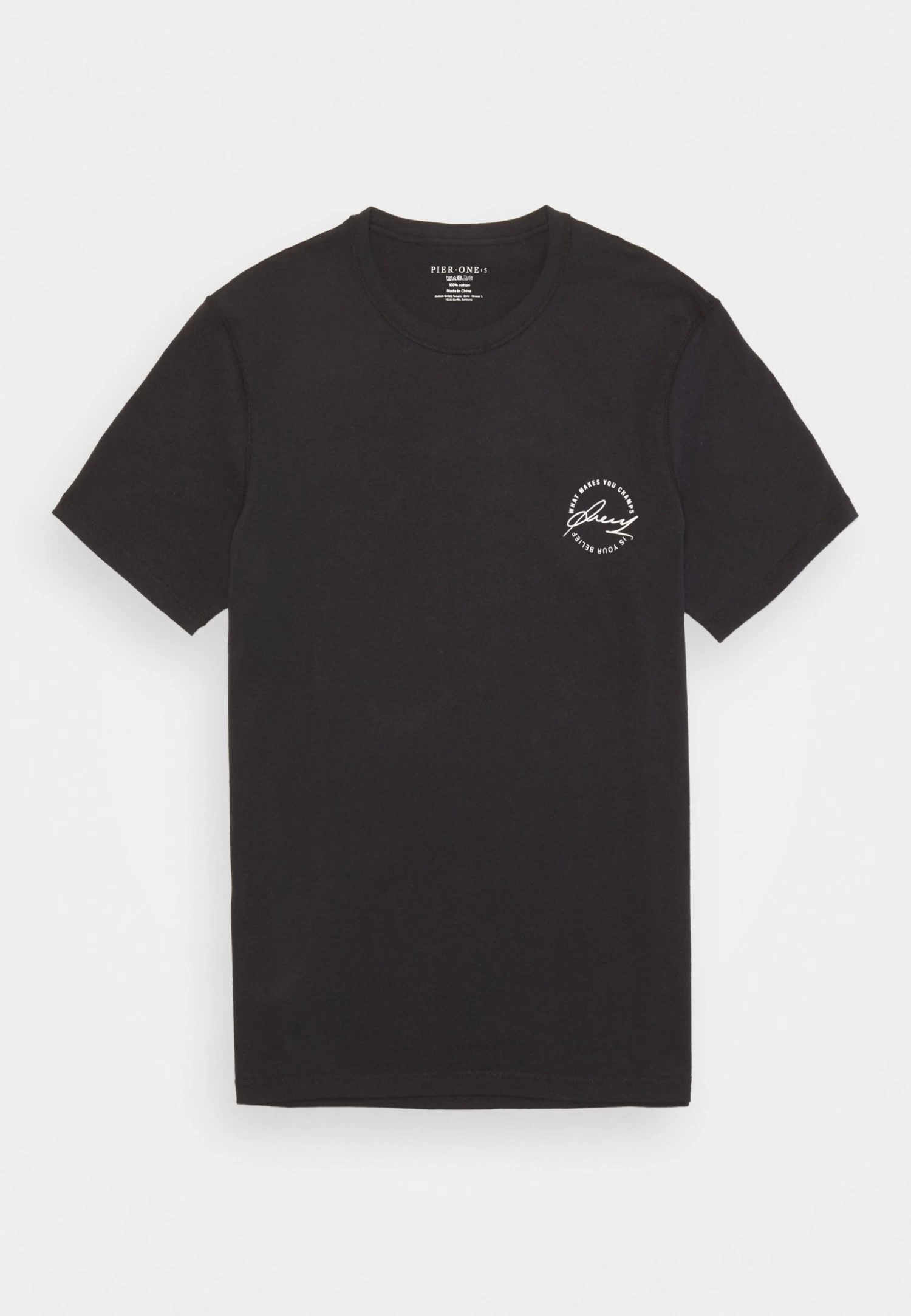 Pier One T-Shirt Con StampaBlack Uomo T-shirt E Polo PI922O0WG-Q11 - immagine 10