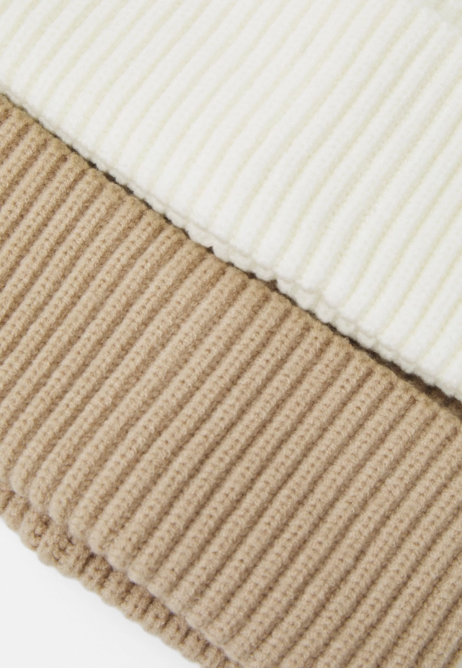 Pier One Unisex 2 PackBerrettoWhite/Beige Donna Cappelli E Foulard PI954P00N-A11 - immagine 3