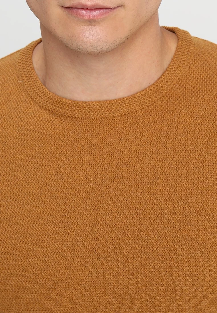 Pier One MaglioneMottled Dark Yellow Uomo Maglieria PI922Q02G-E11 - immagine 4