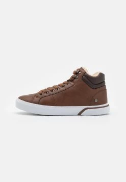 Pier One Unisex - Sneakers Alte - Cognac