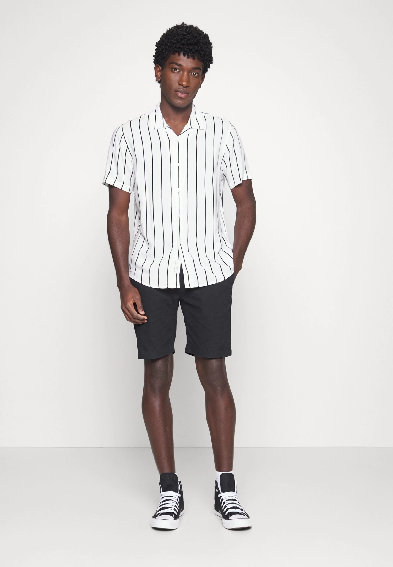 Pier One 2 PackCamiciaBlack/White Uomo Camicie PI922D0CS-Q11 - immagine 2