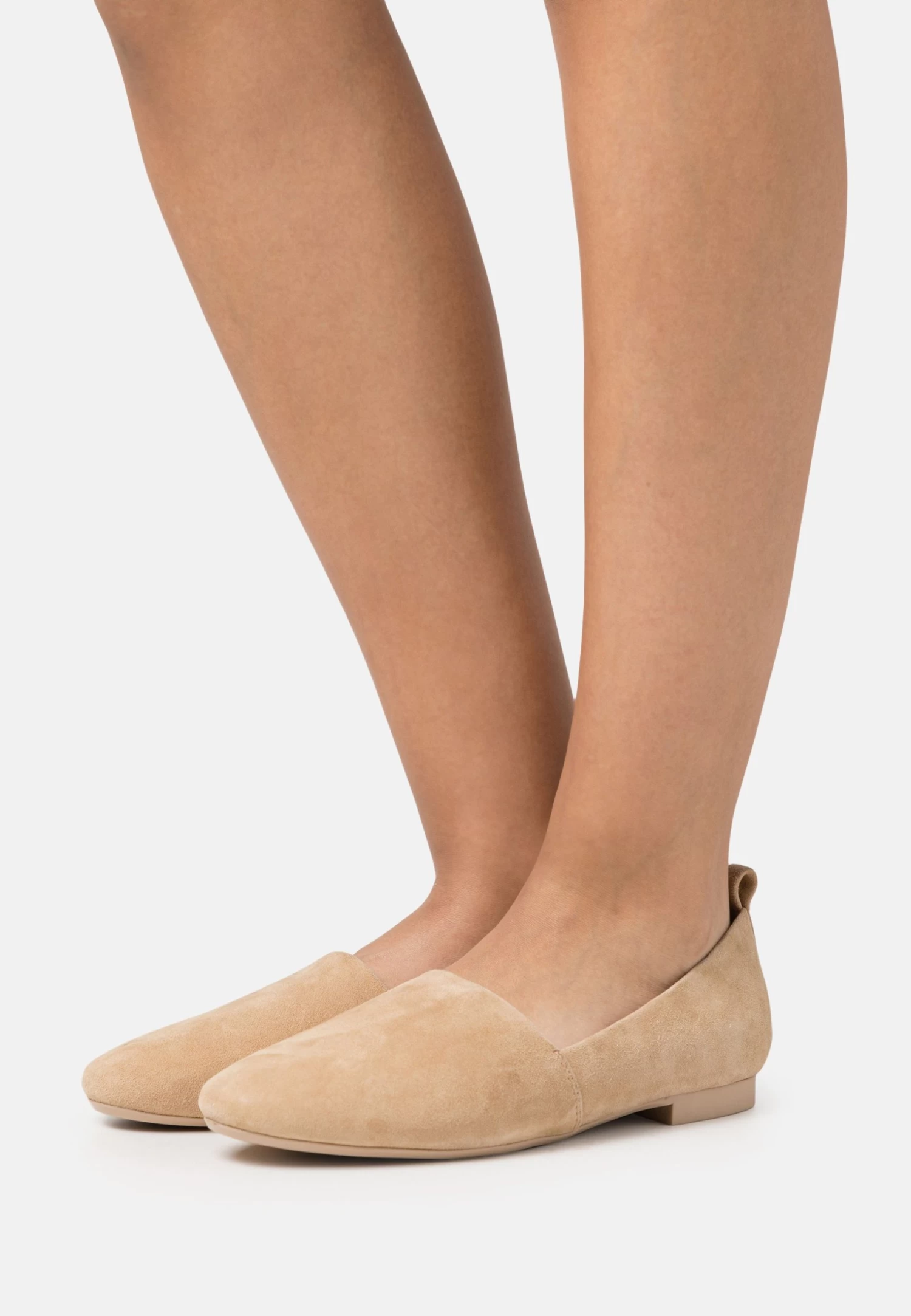 Pier One Leather- Scarpe Senza Lacci - Beige