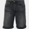 Pier One Shorts Di Jeans - Grey Denim