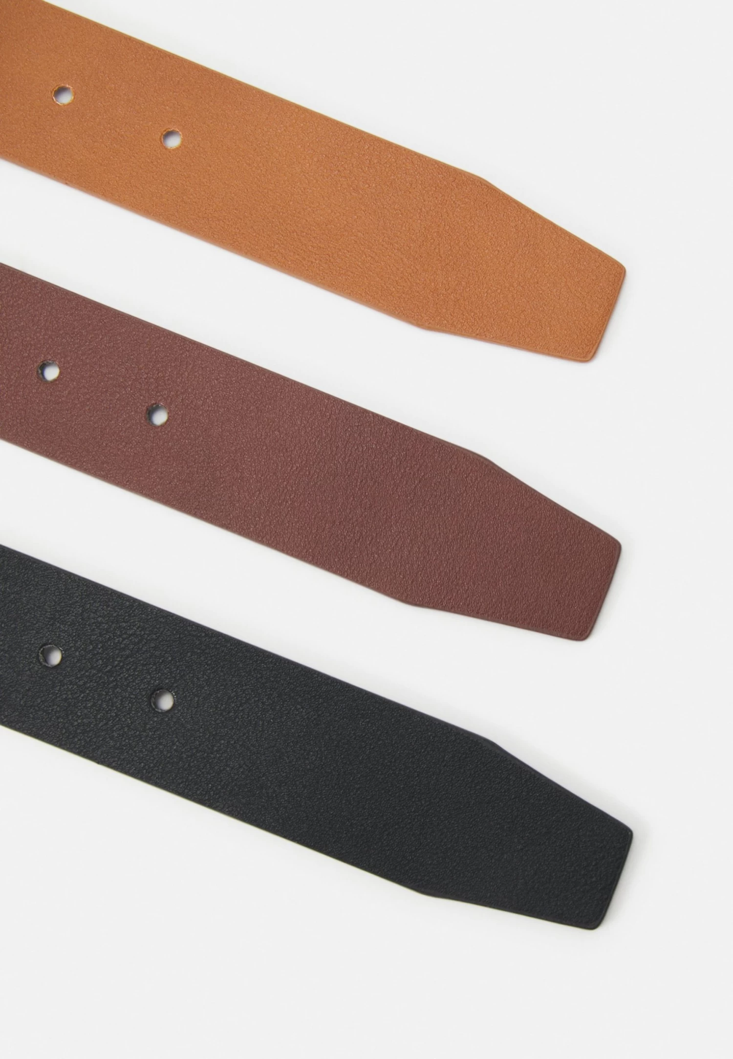 Pier One 3 Pack UnisexCinturaBlack/Brown/Cognac Uomo Cinture PI954D01N-Q11 - immagine 3