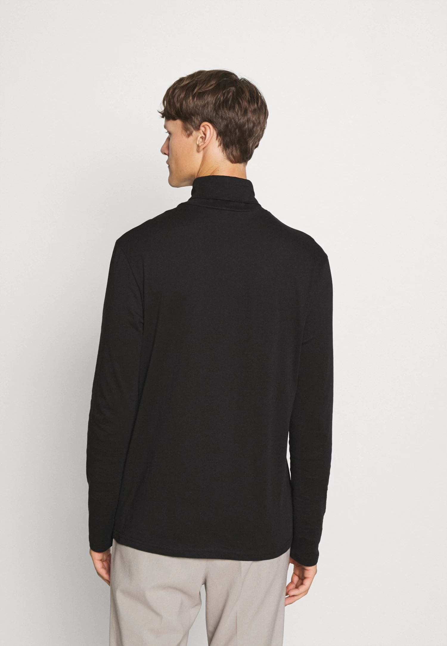 Pier One 3 PackMaglietta A Manica LungaBlack/Dark Grey/White Uomo T-shirt E Polo PI922O0UL-Q11 - immagine 3