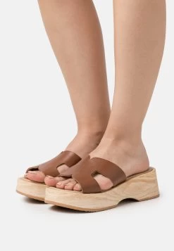 Pier One Leather - Zoccoli - Cognac