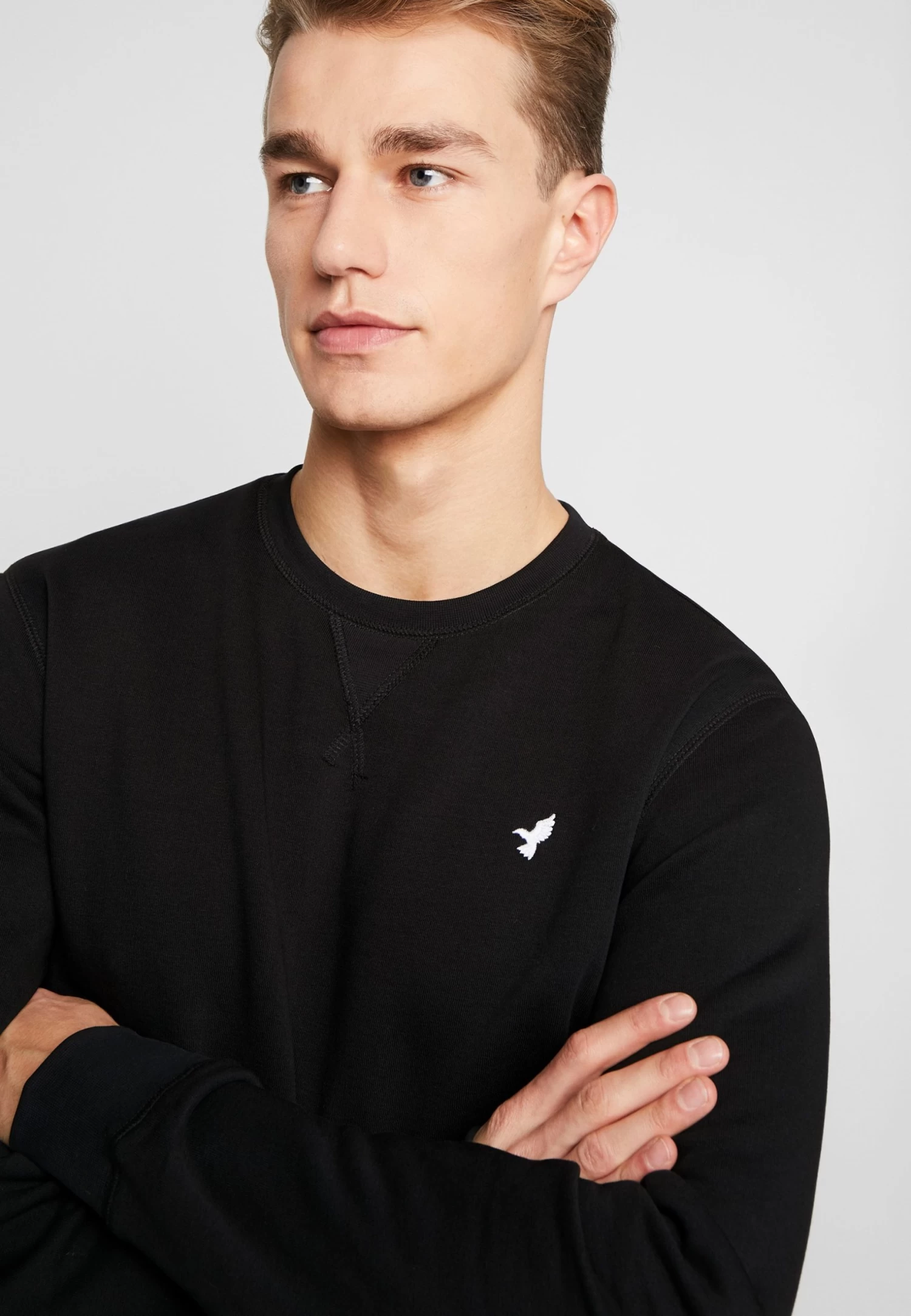 Pier One Birdie Embro C-NeckFelpaBlack Uomo Maglieria E Felpe PI922S01N-Q11 - immagine 6