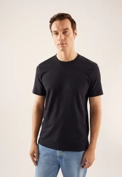 Pier One T-Shirt BasicBlack/White Uomo T-shirt E Polo PI922O0YL-Q11