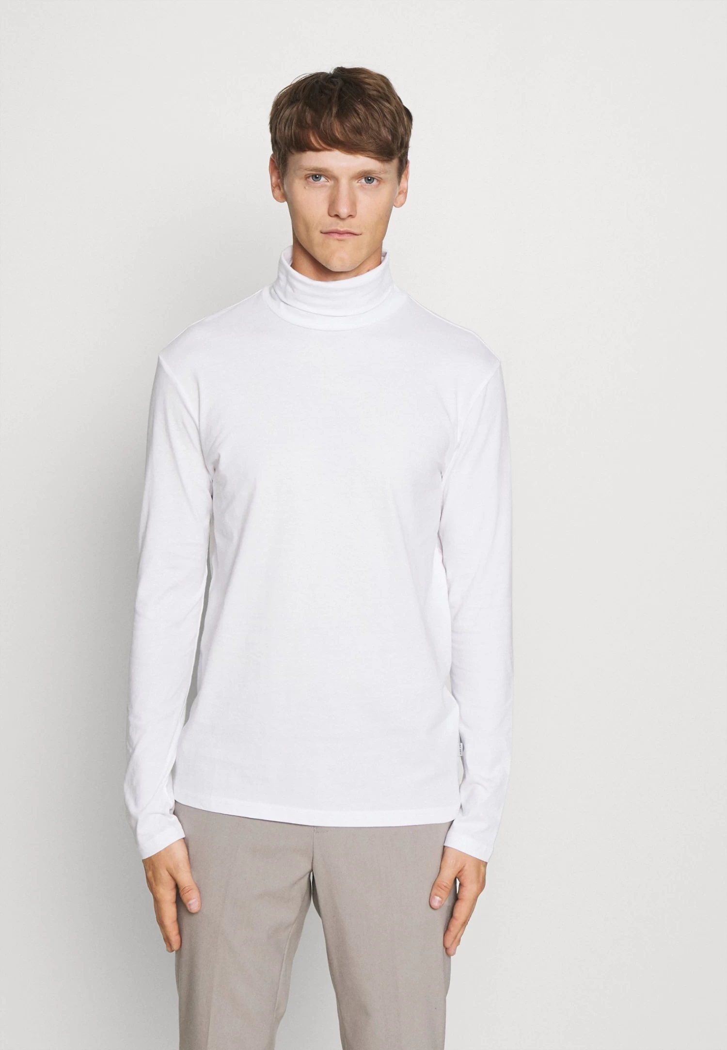 Pier One 3 PackMaglietta A Manica LungaBlack/Dark Grey/White Uomo T-shirt E Polo PI922O0UL-Q11 - immagine 5