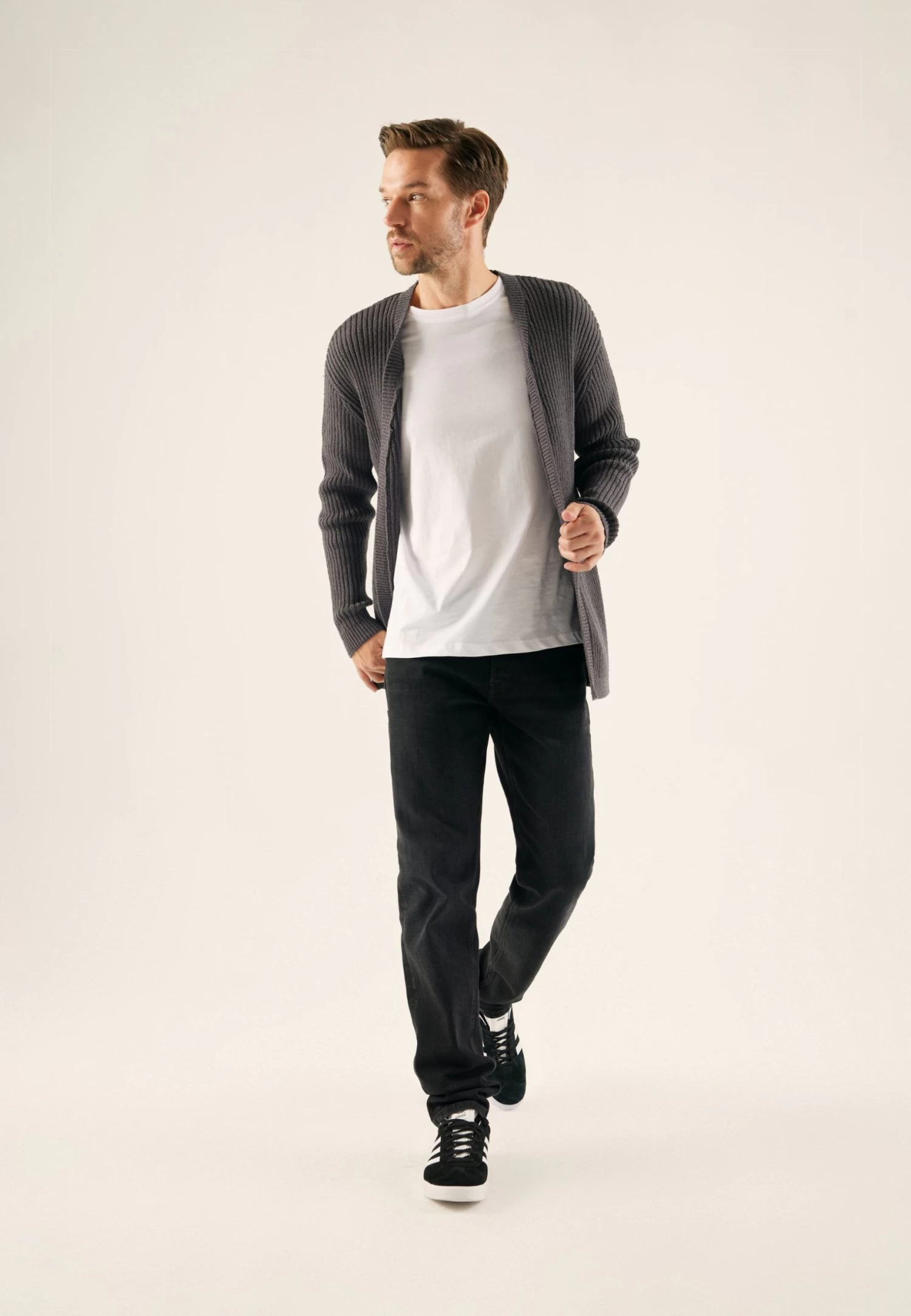 Pier One CardiganAnthracite Uomo Maglieria PI922Q0BV-Q11 - immagine 2