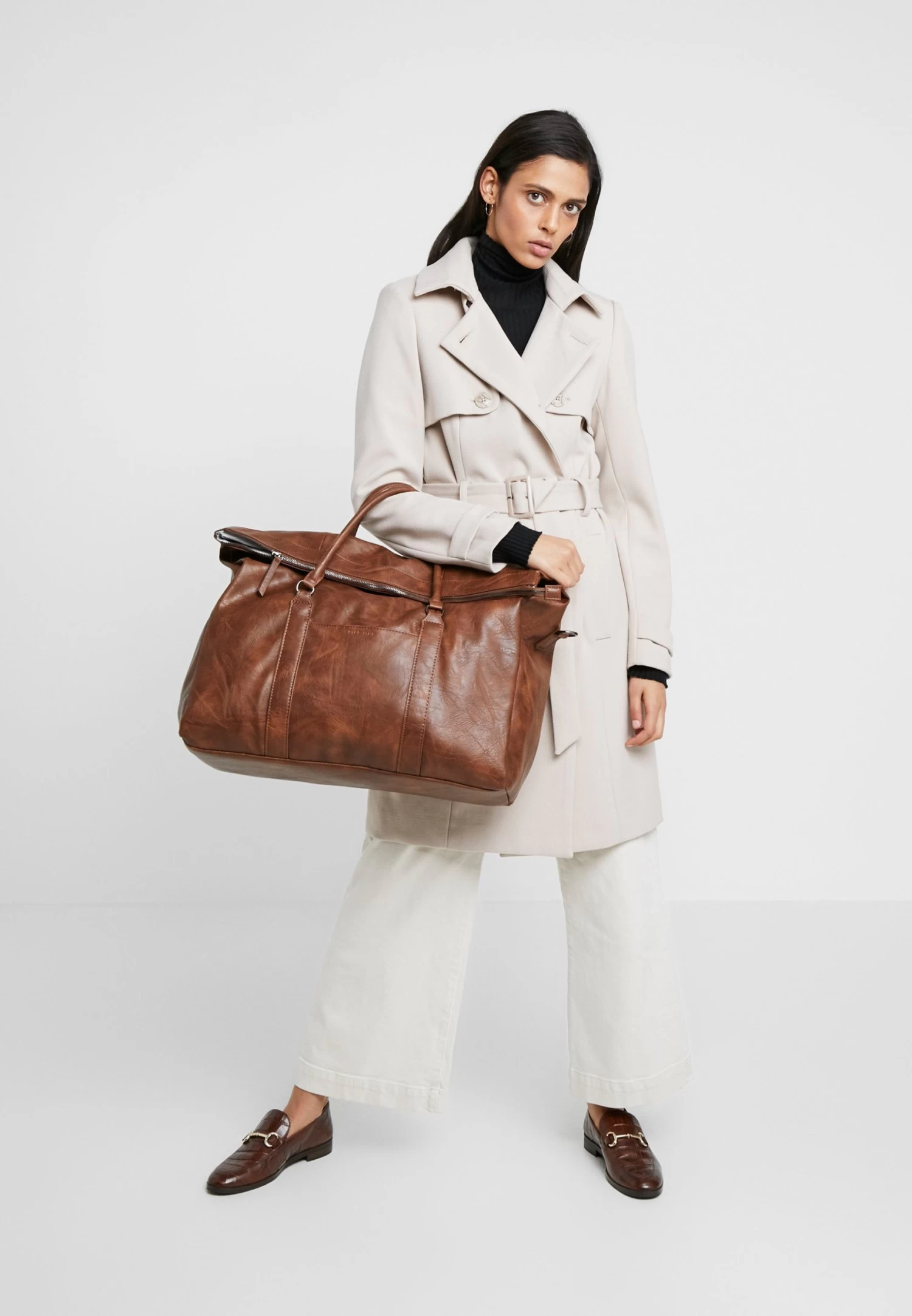 Pier One Unisex - Borsa Da Viaggio - Dark Brown - immagine 2