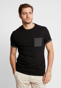 Pier One T-Shirt Con StampaBlack Uomo T-shirt E Polo PI922O09D-M11