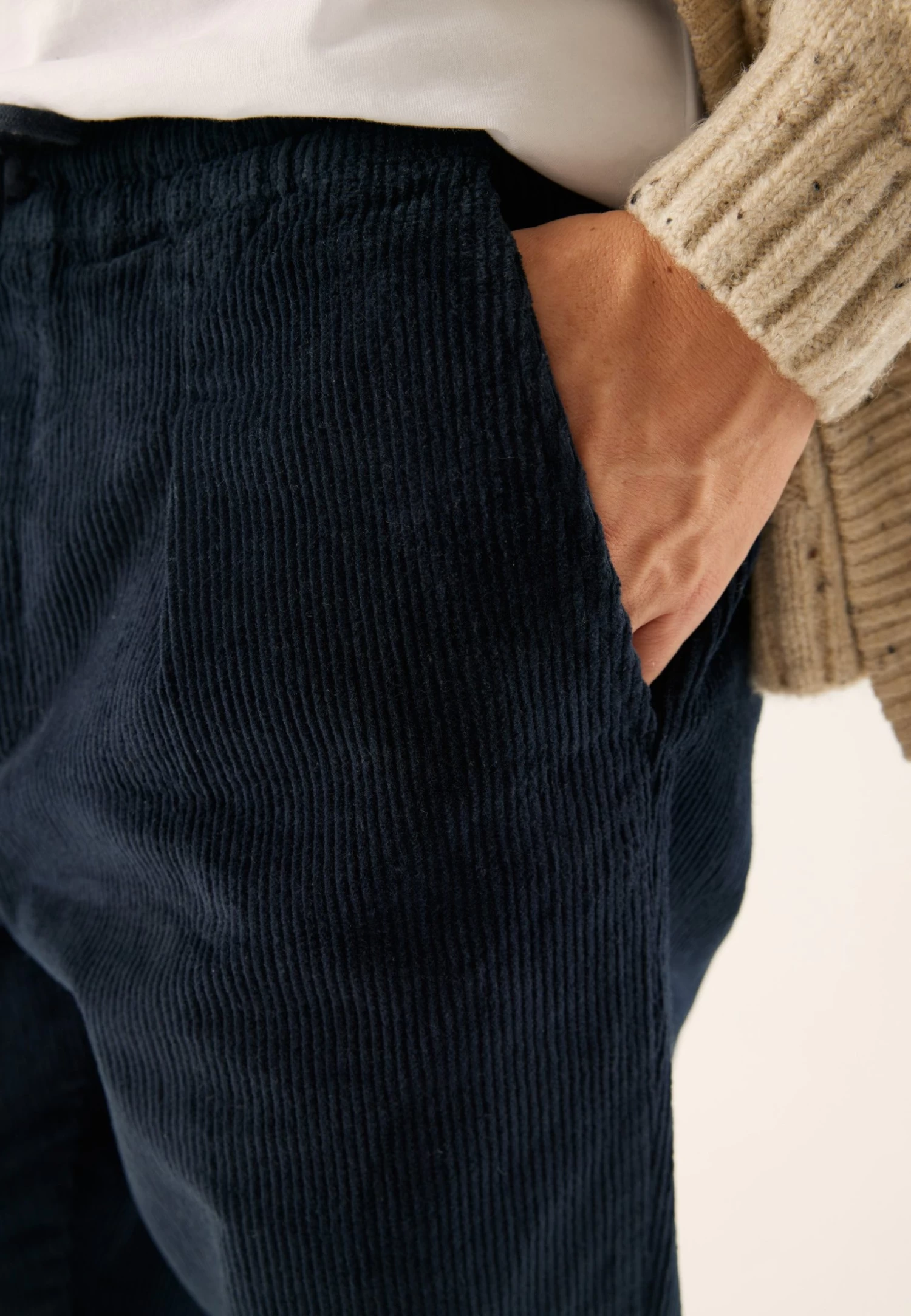 Pier One CorduroyPantaloniDark Blue Uomo Pantaloni PI922E05I-K11 - immagine 7