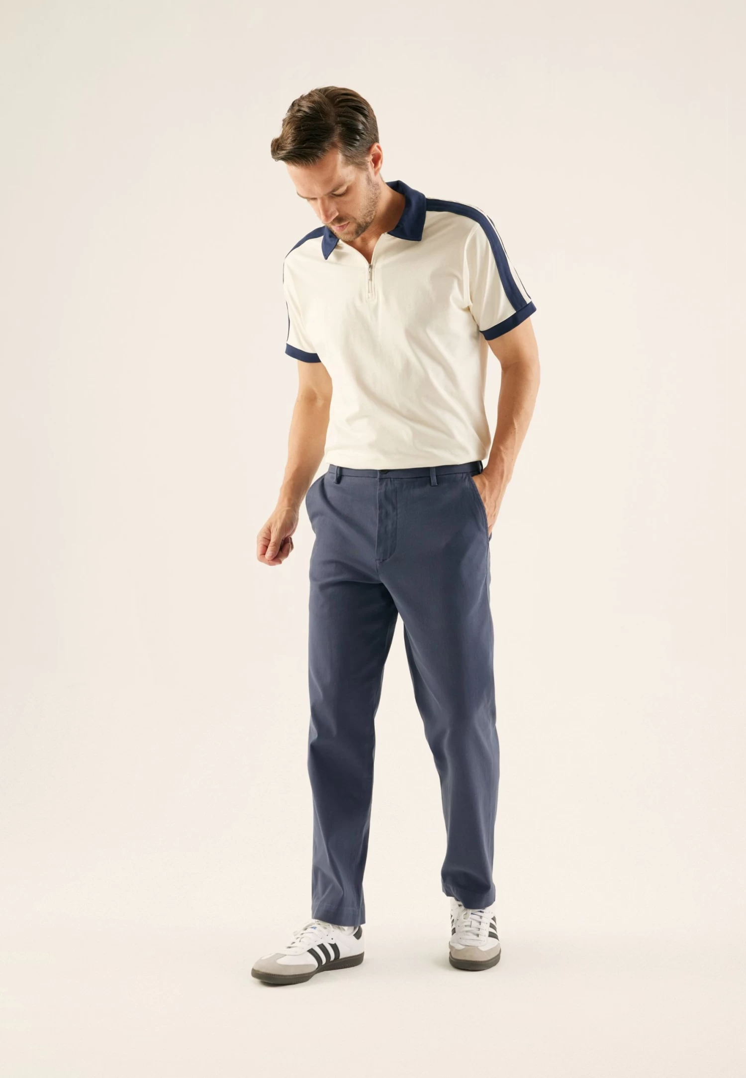 Pier One ChinoDark Blue Uomo Pantaloni PI922E05G-K11 - immagine 2