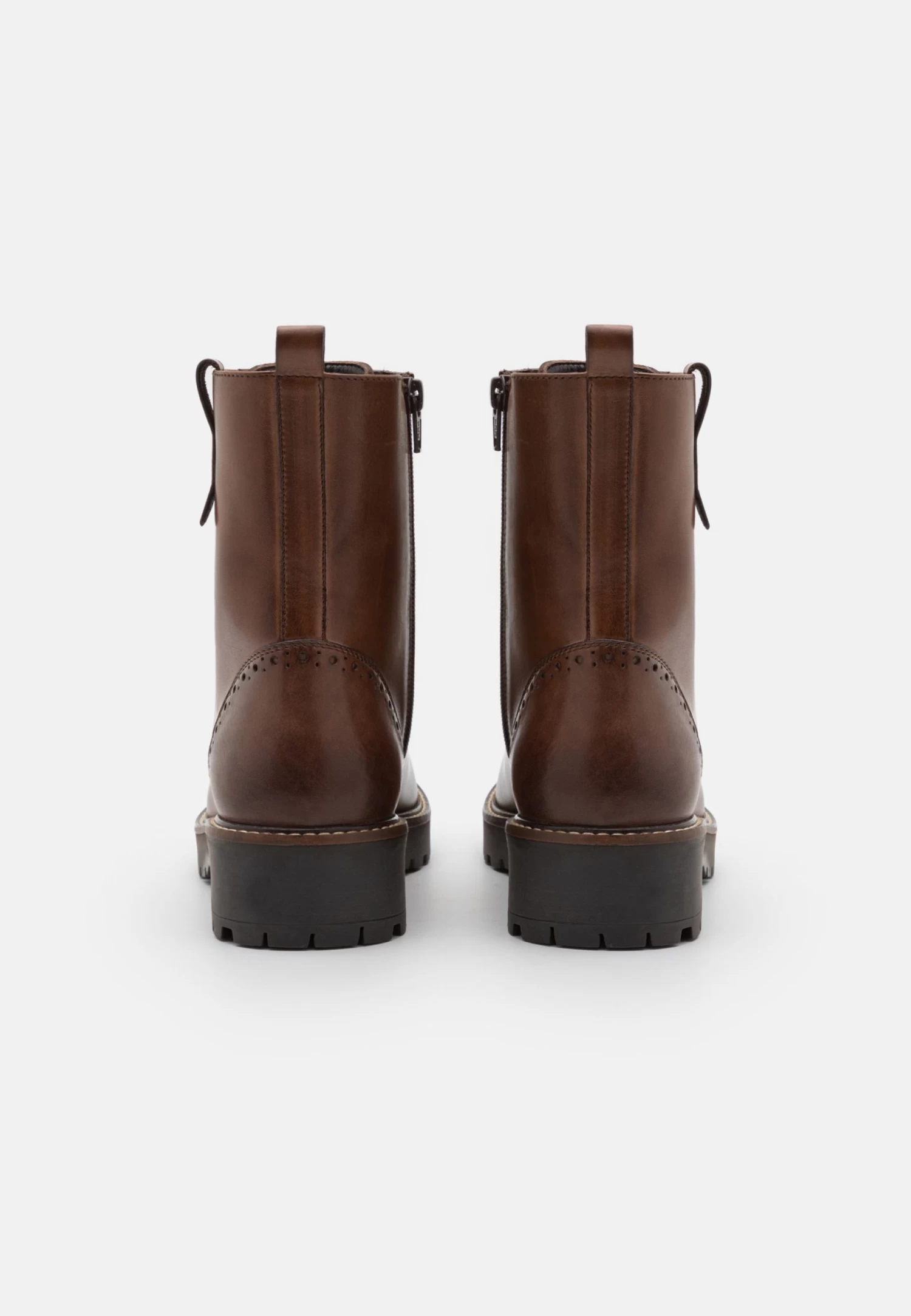 Pier One Leather Stivaletti Con PlateauCognac Donna Stivaletti PI911N09R-O11 - immagine 4