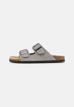 Pier One Leather Unisex - Pantofole - Grey