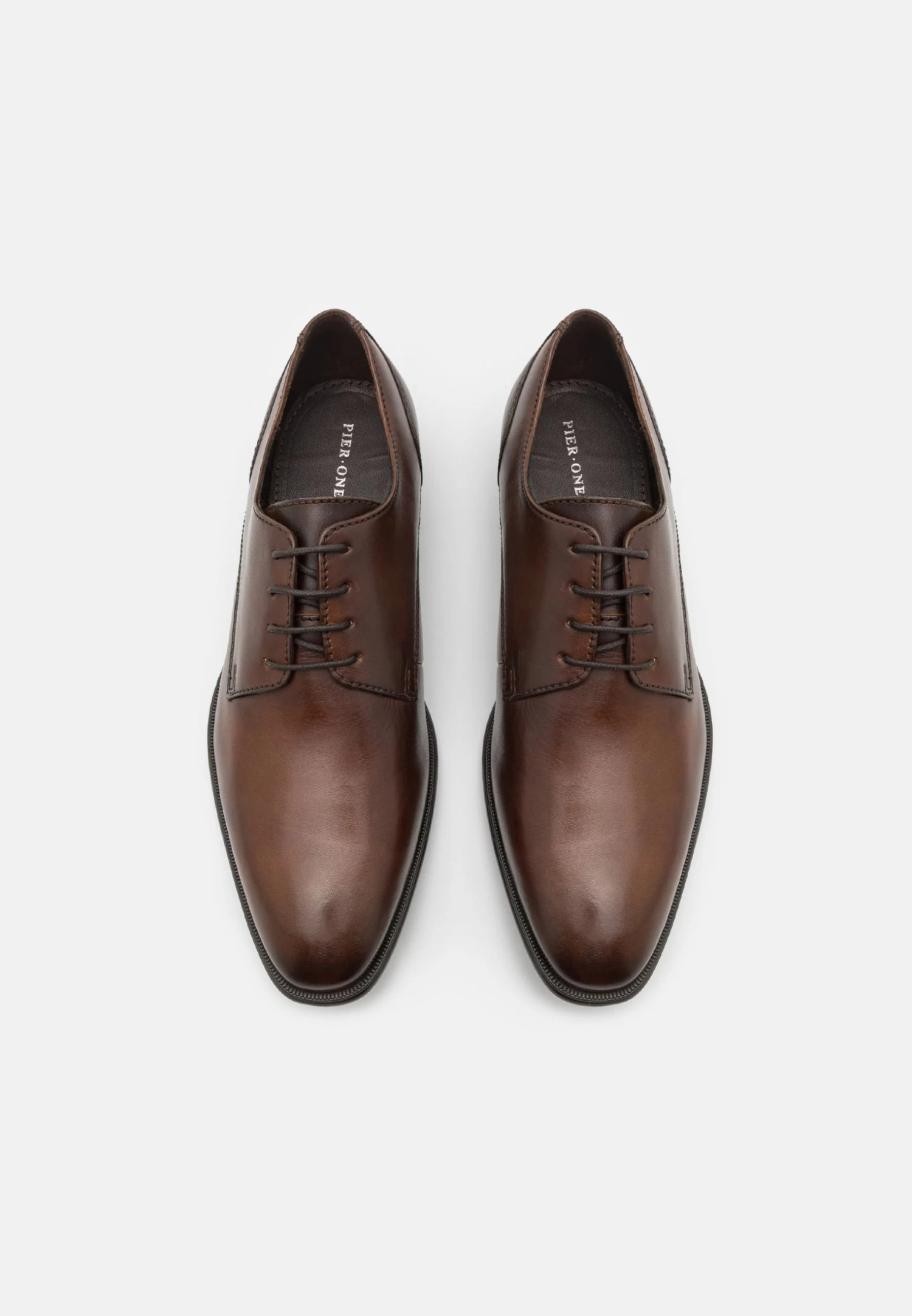 Pier One Leather - Stringate Eleganti - Brown - immagine 4