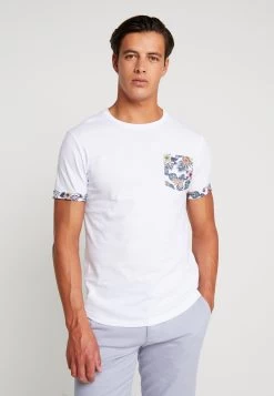 Pier One T-Shirt Con StampaWhite Uomo T-shirt E Polo PI922O0BZ-A11