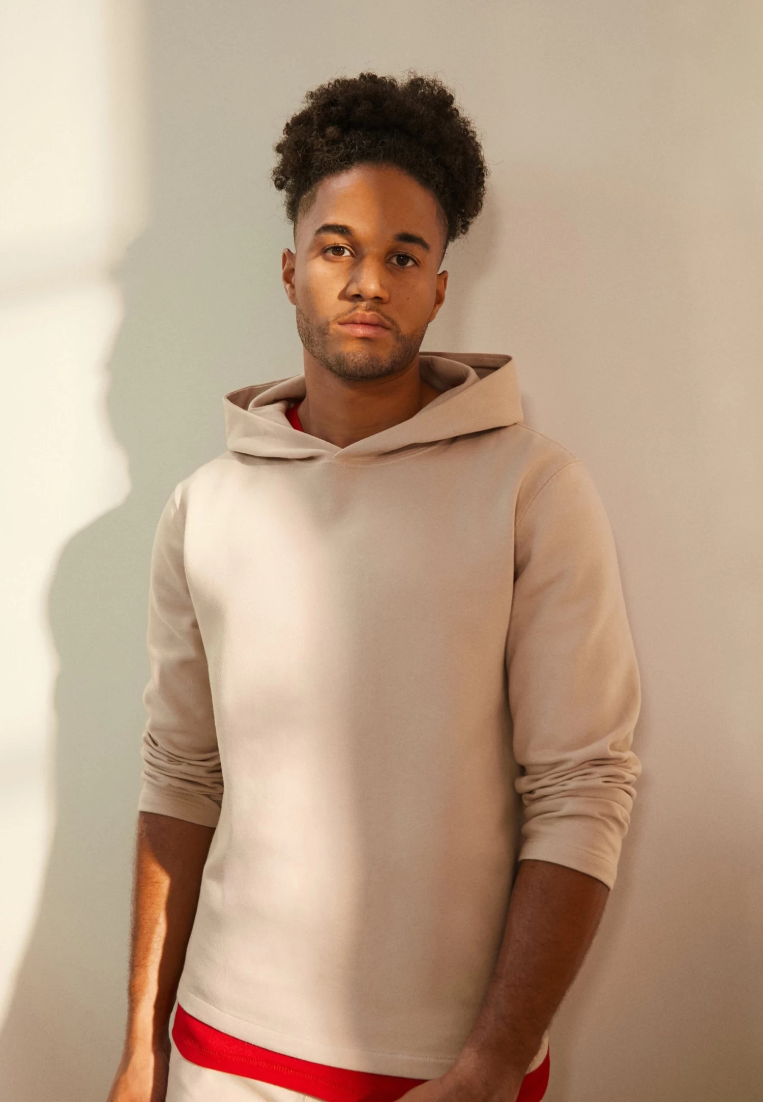 Pier One Felpa Con Cappuccio - Tan