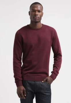 Pier One Basic Crewneck - Maglione - Bordeaux