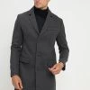 Pier One Wheeler Coat Cappotto ClassicoMottled Grey Uomo Cappotti PI922T00P-C11