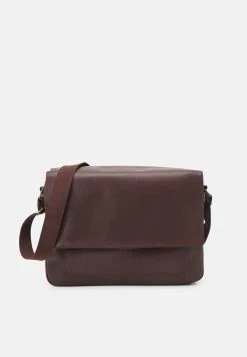 Pier One Leather Unisex - Borsa Porta Pc - Brown