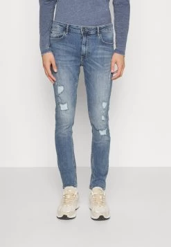 Pier One Jeans Skinny FitDark Blue Denim Uomo Jeans YO122GA27-K12